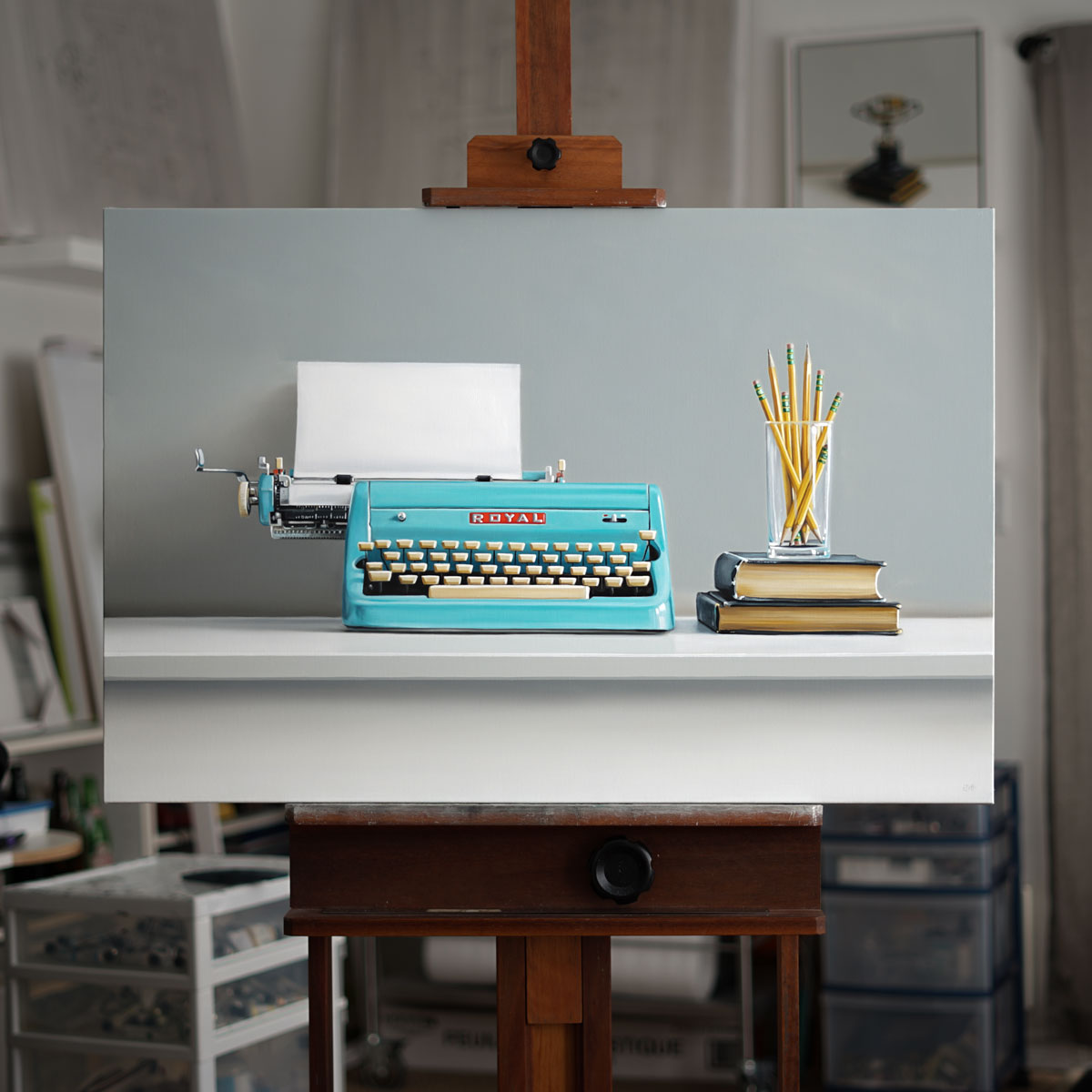 1957 Royal Quiet De Luxe and Pencils