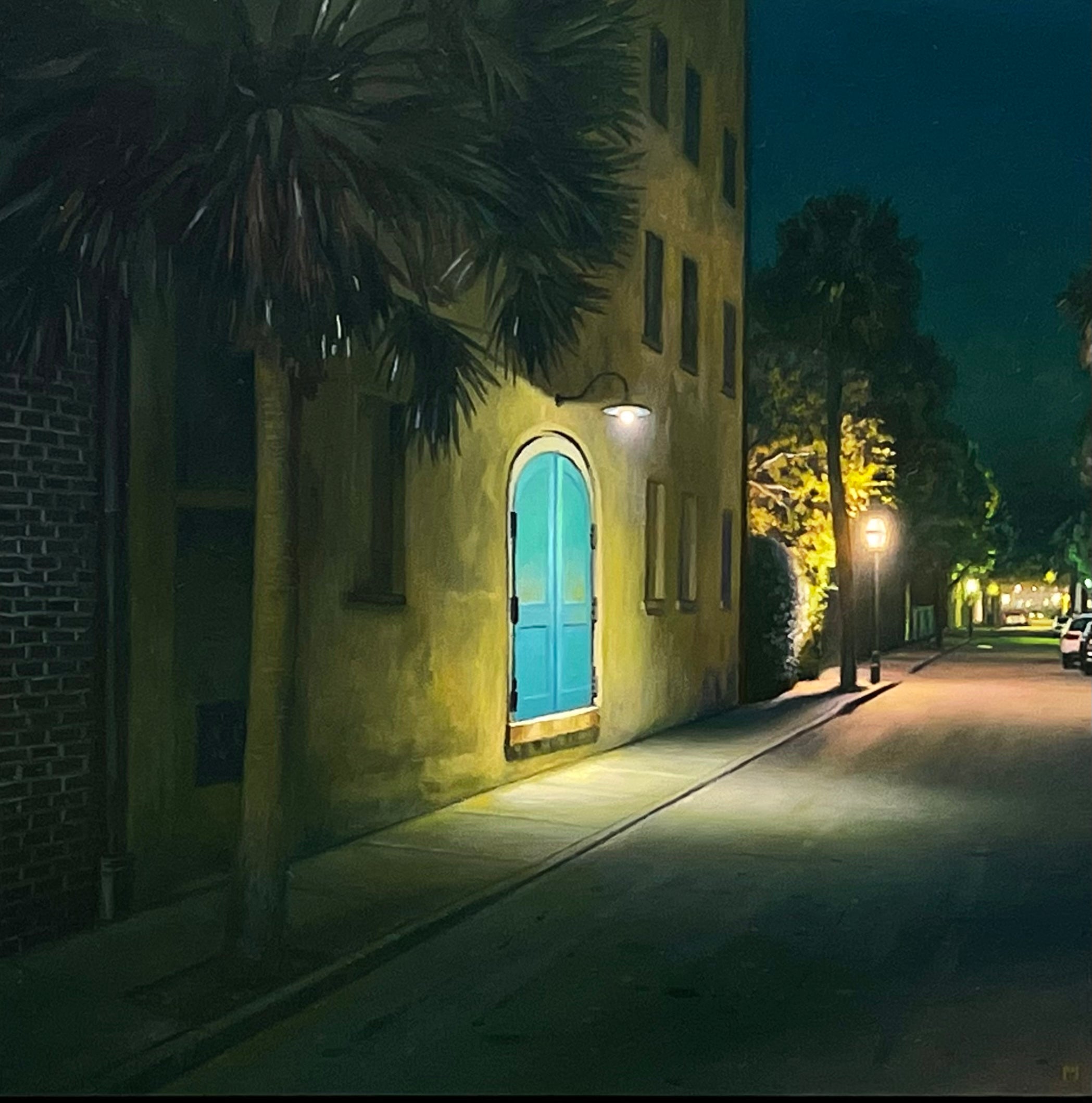 backstage door painting