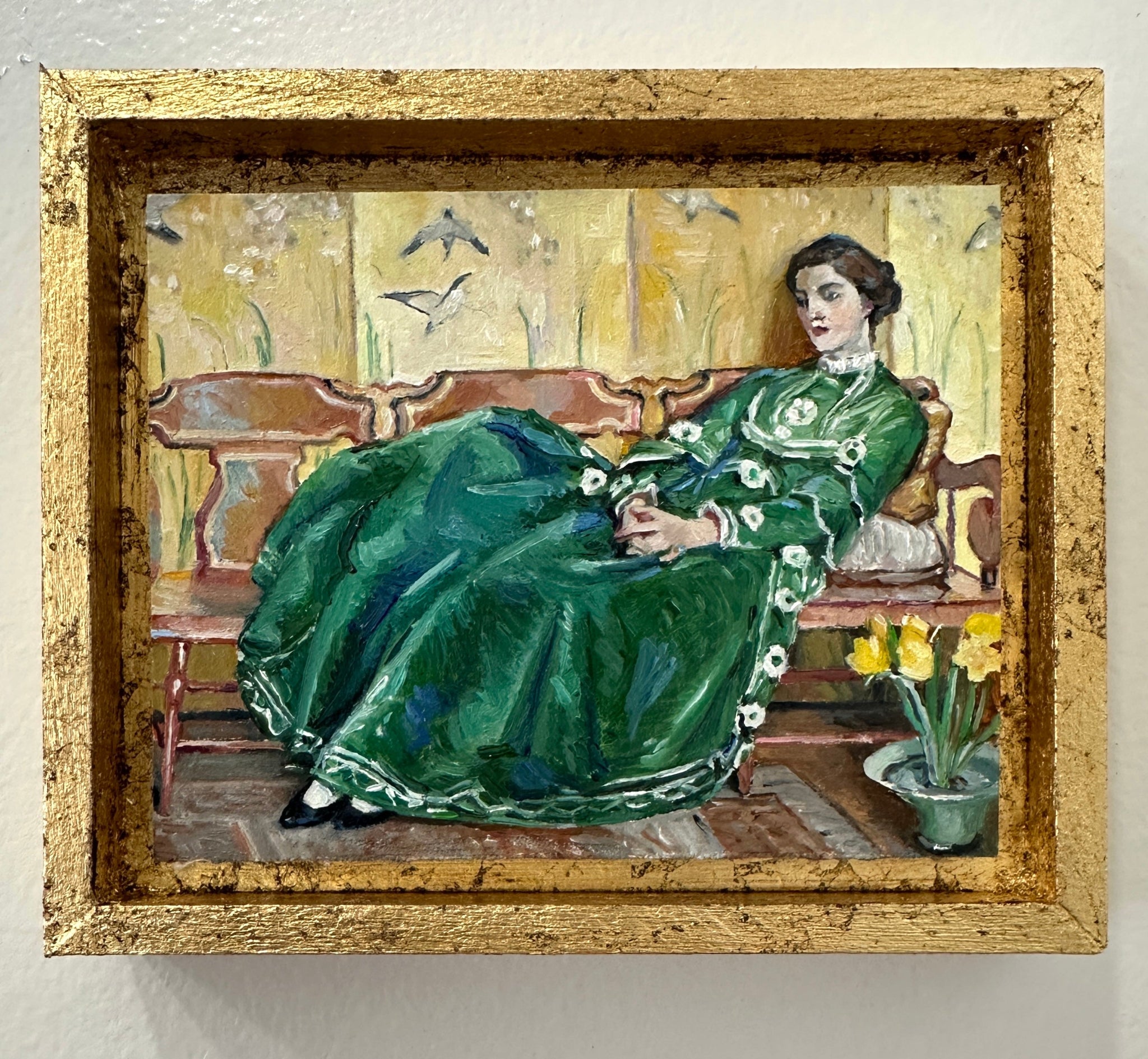 April, Green Gown
