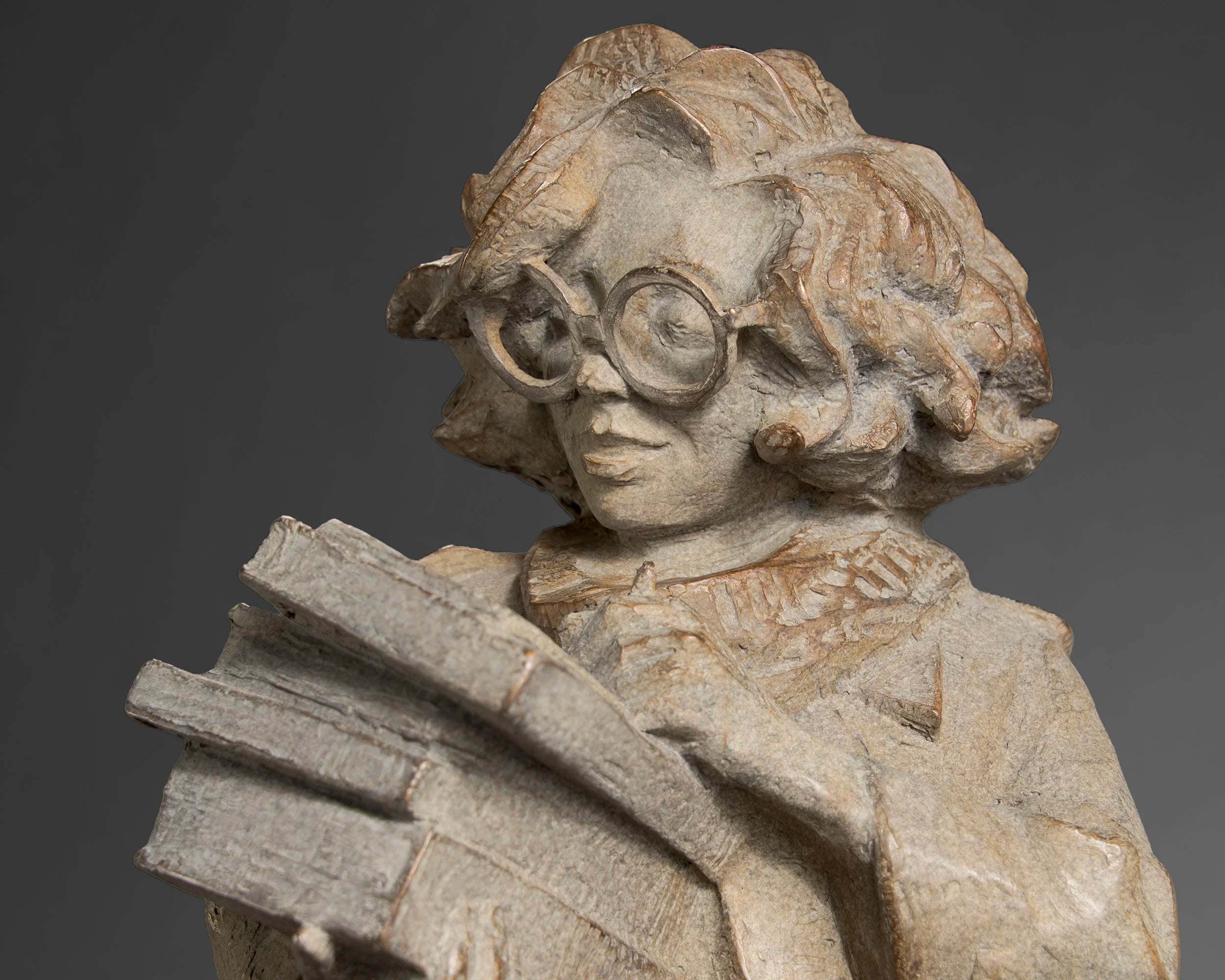 Woman Carrying Books