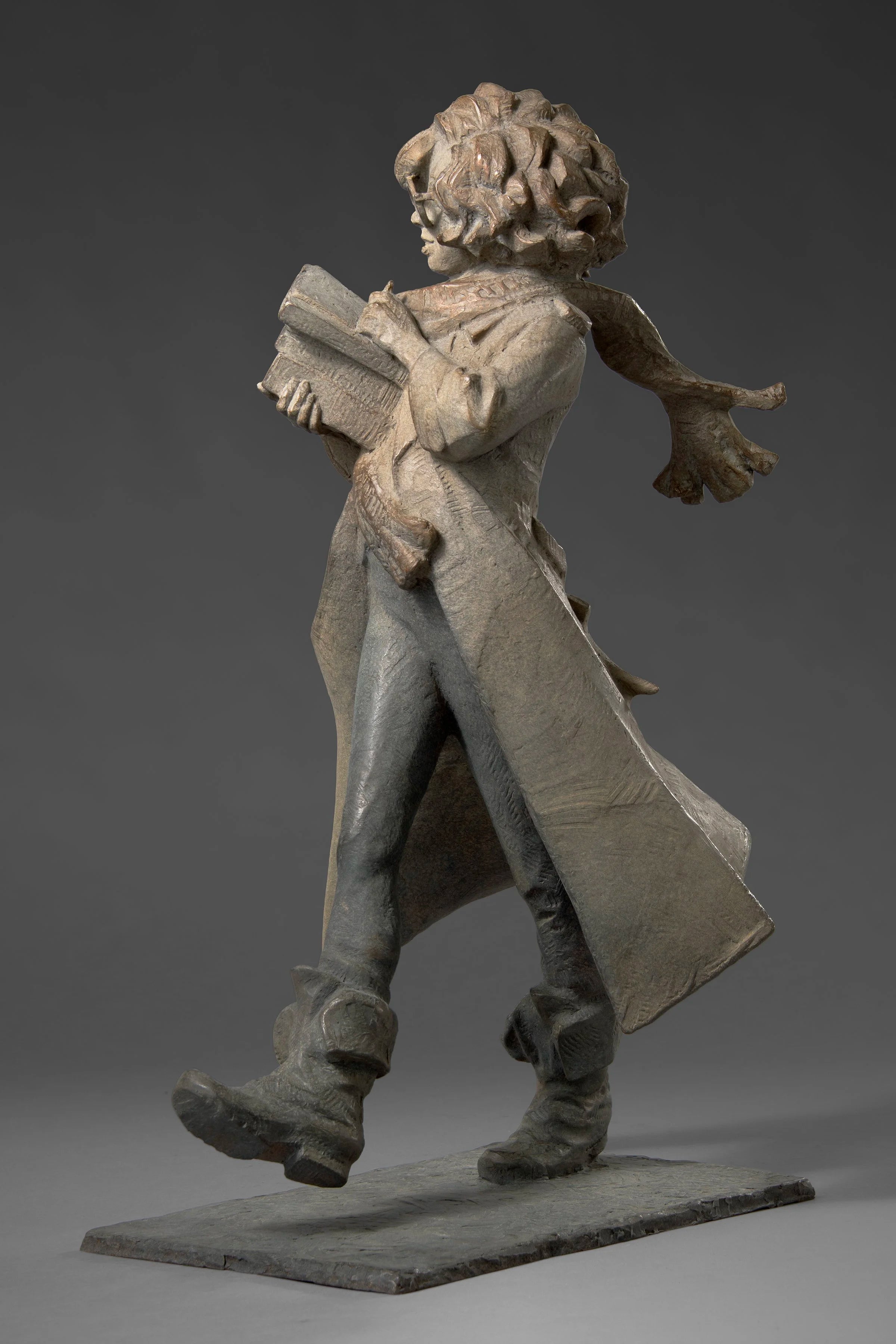Woman Carrying Books