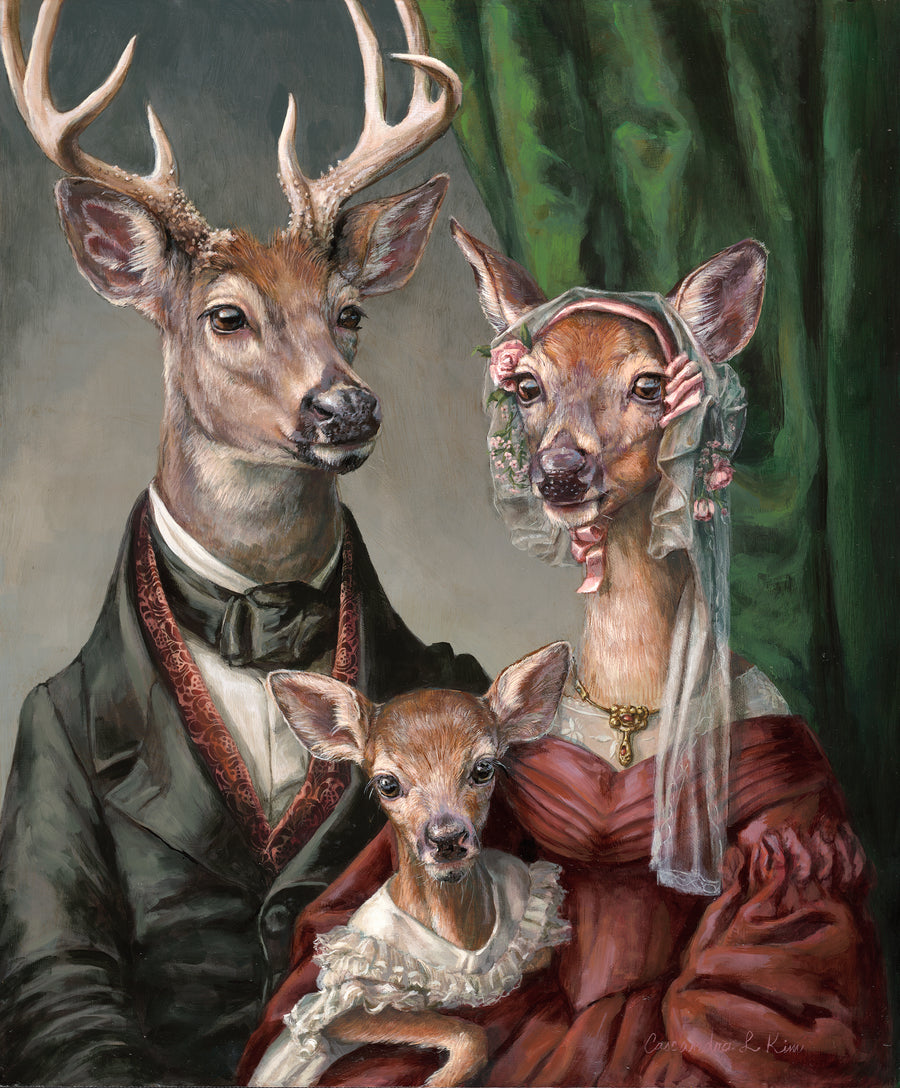 The Victorian Deer Family