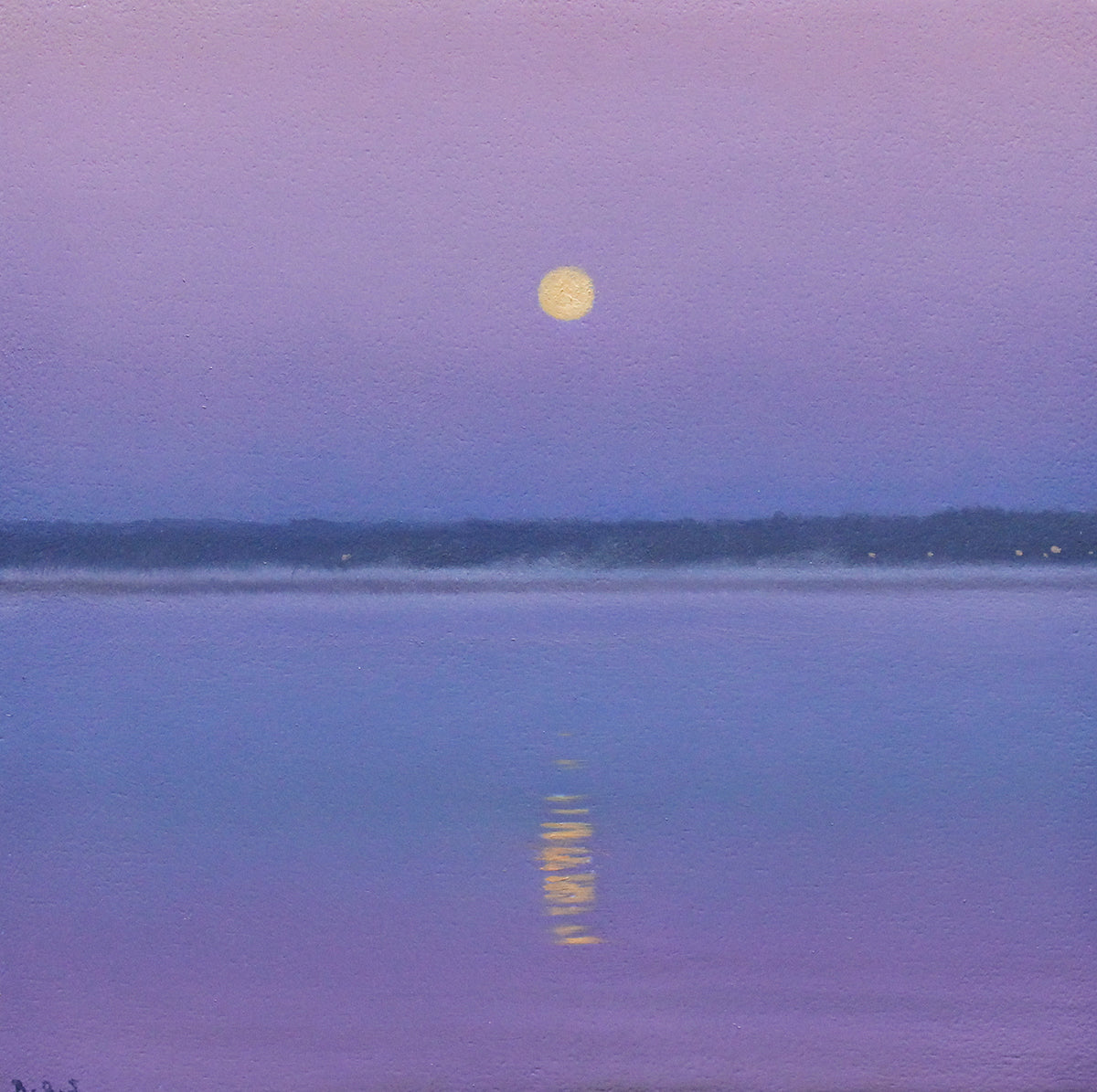 Cayuga Moonrise -Study