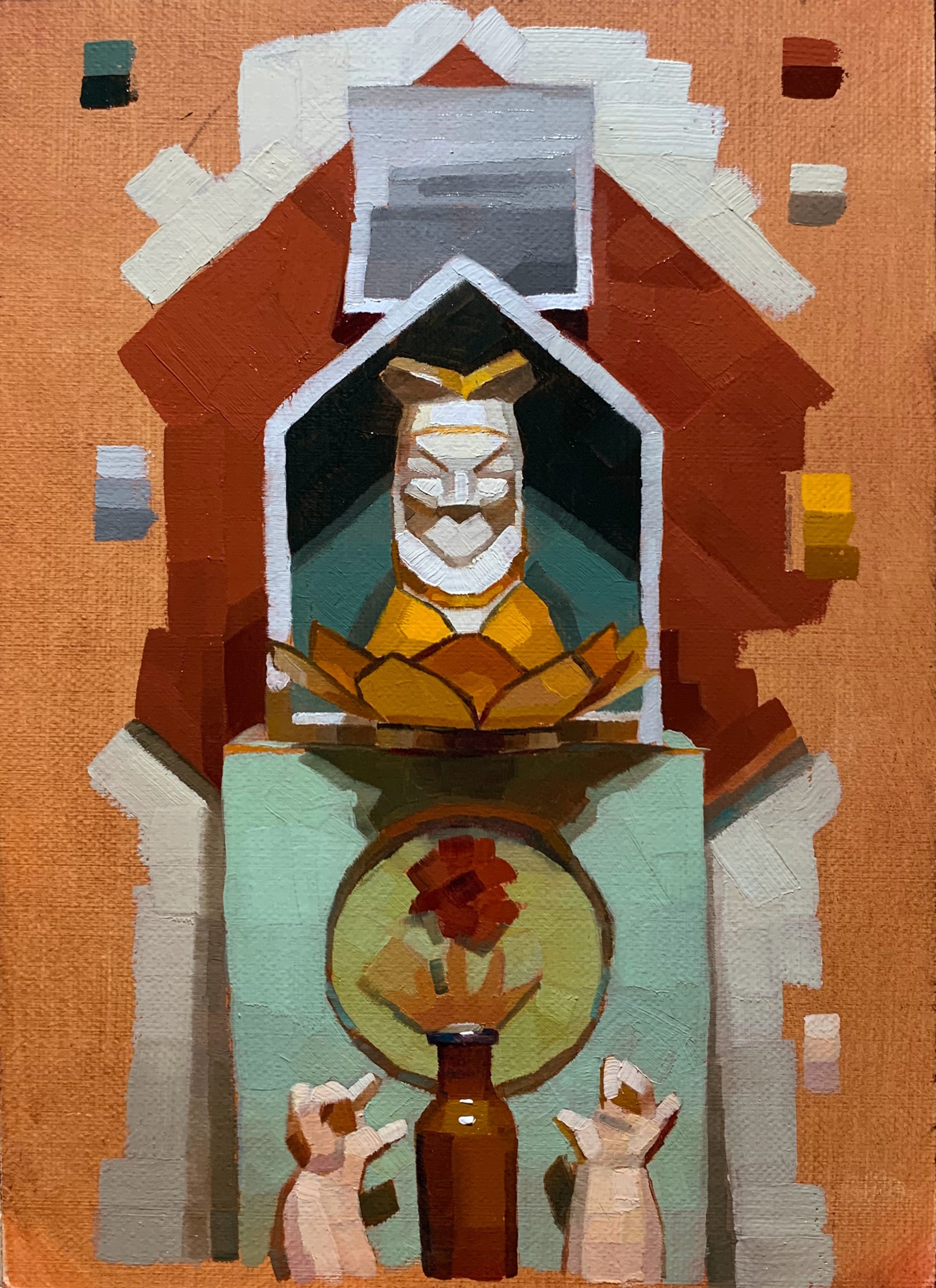 Color Study for The House That Mary Built