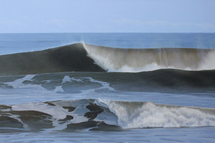 sea waves painting