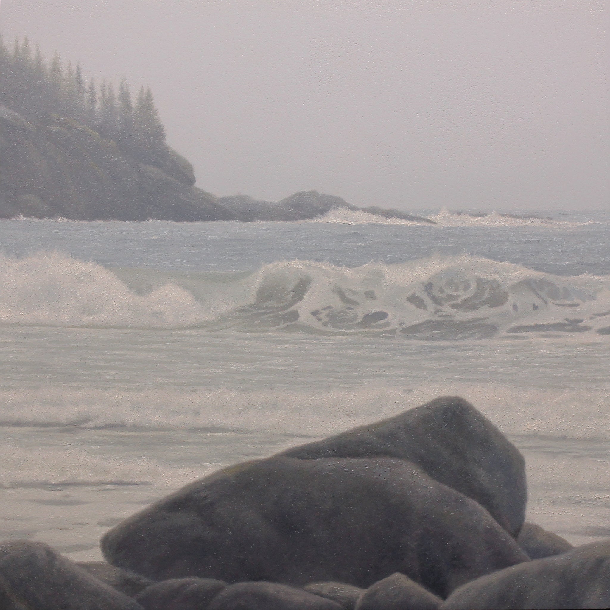 Fog on Thunder Hole