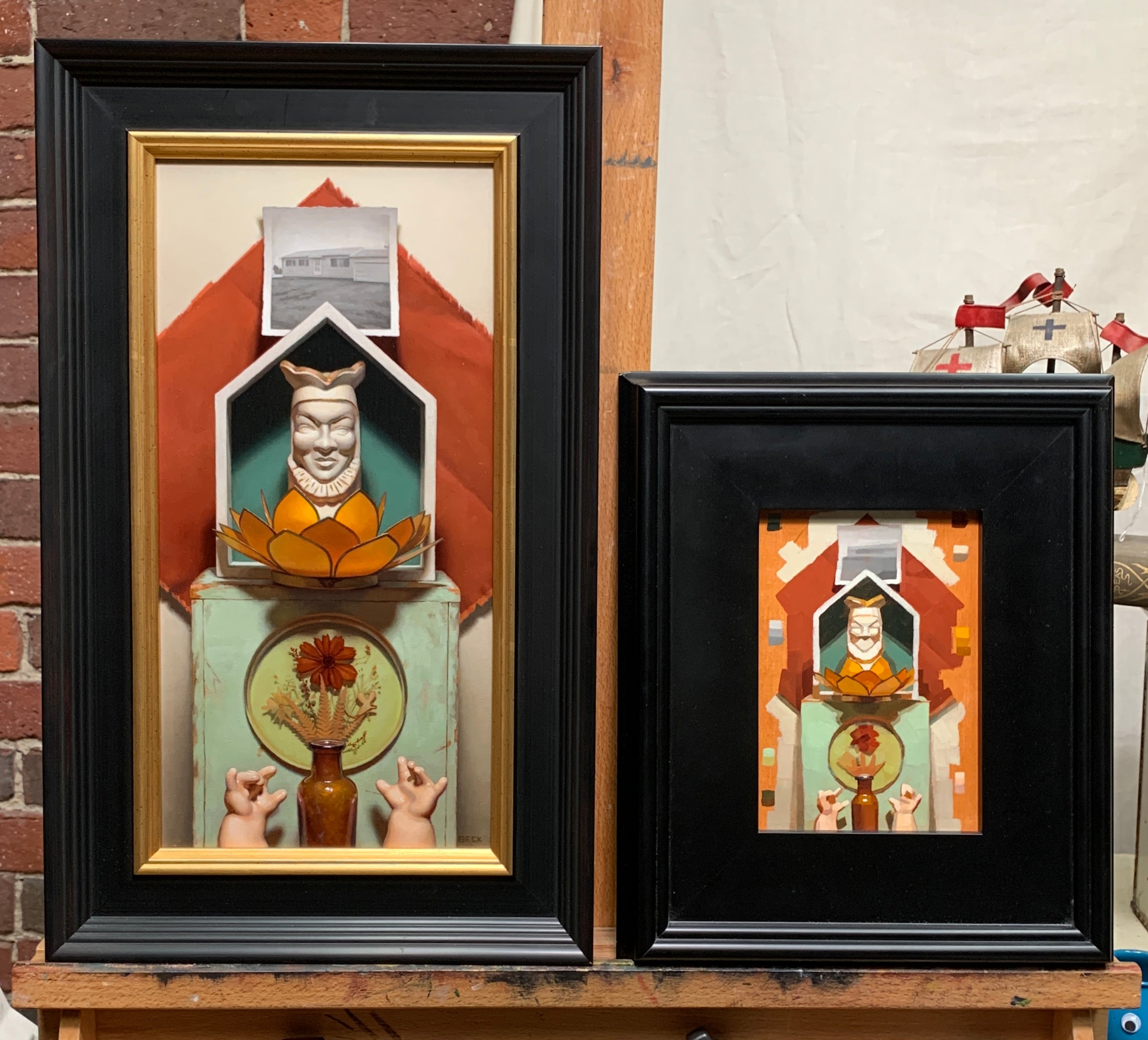 Color Study for The House That Mary Built