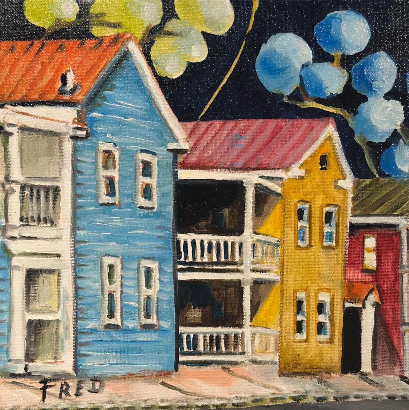 Charleston Single Home (blue)