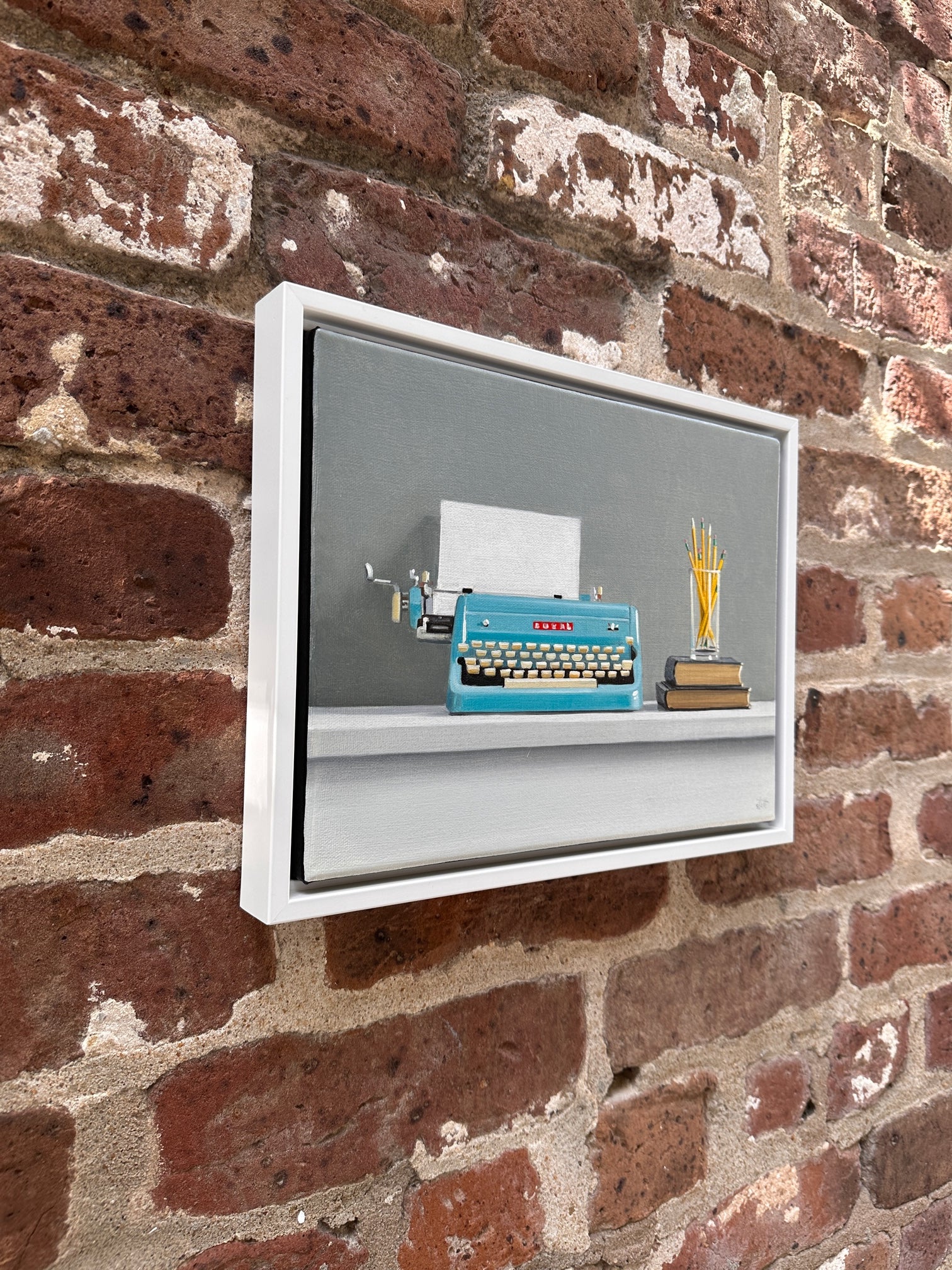 1957 Royal Quiet De Luxe Typewriter and Pencils Study