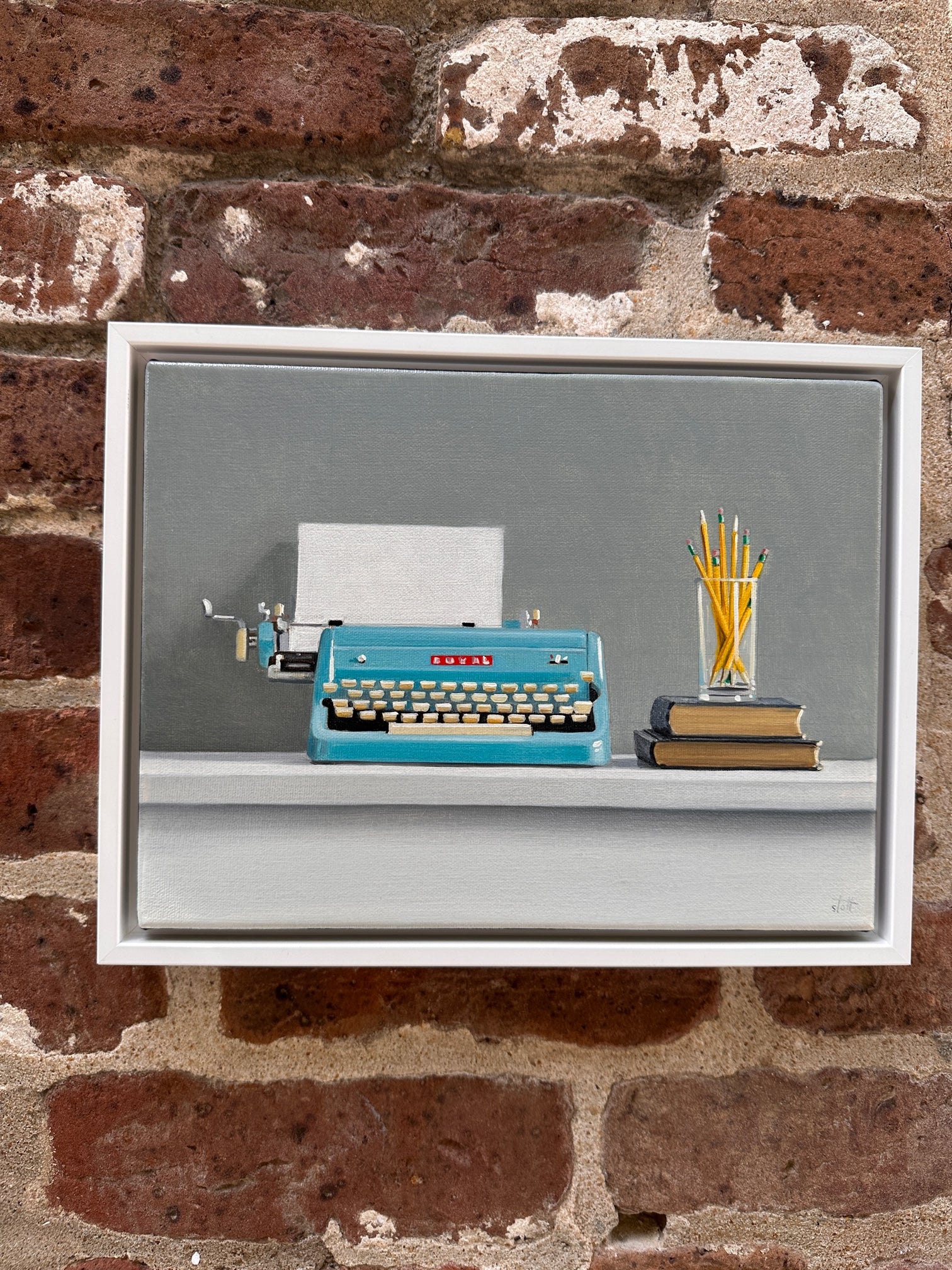 1957 Royal Quiet De Luxe Typewriter and Pencils Study