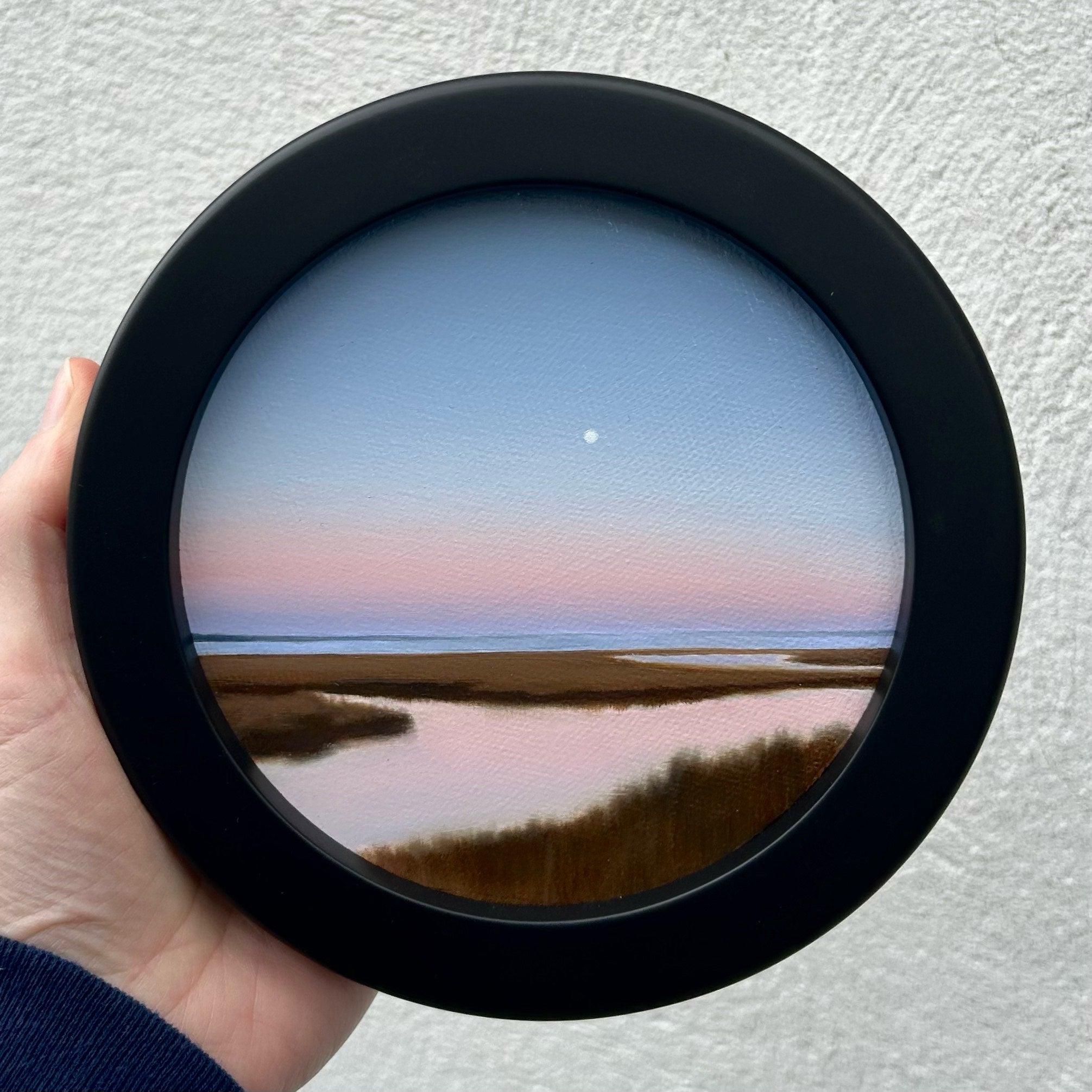 Porthole Series (into the Marsh with Moon)