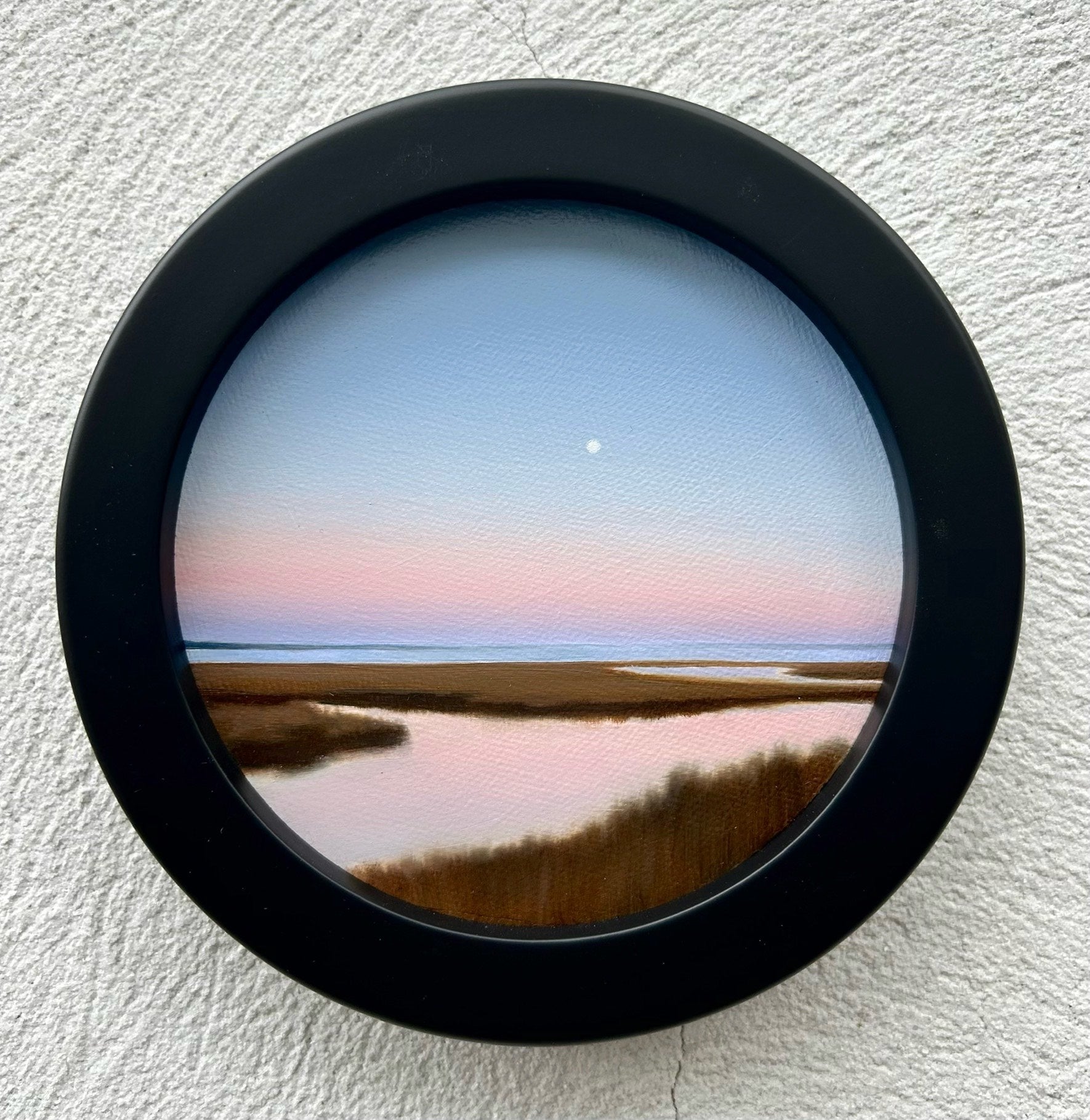 Porthole Series (into the Marsh with Moon)