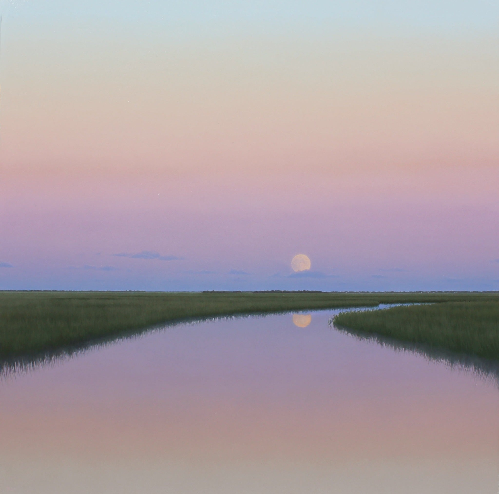 Moonrise in Mauve