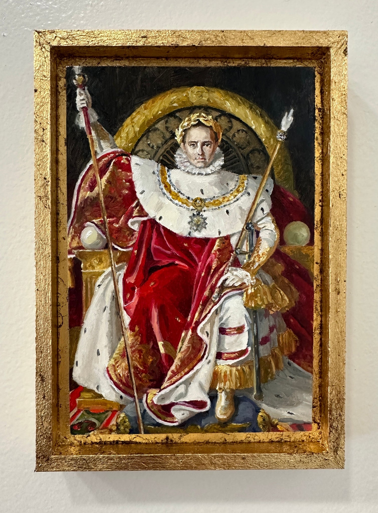 Napoleon On His Imperial Throne