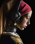 Retrofuturism Girl With A Pearl