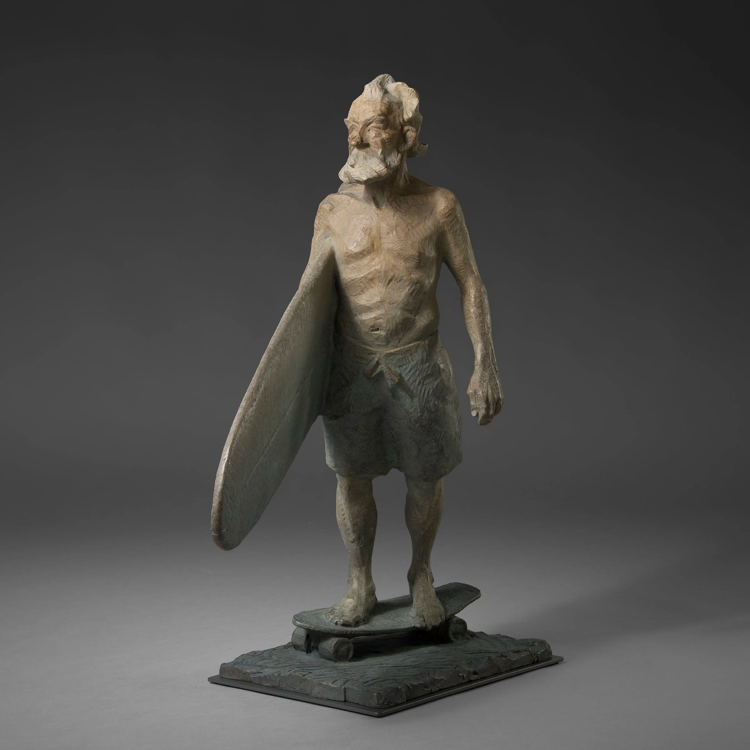 Man with a Surfboard