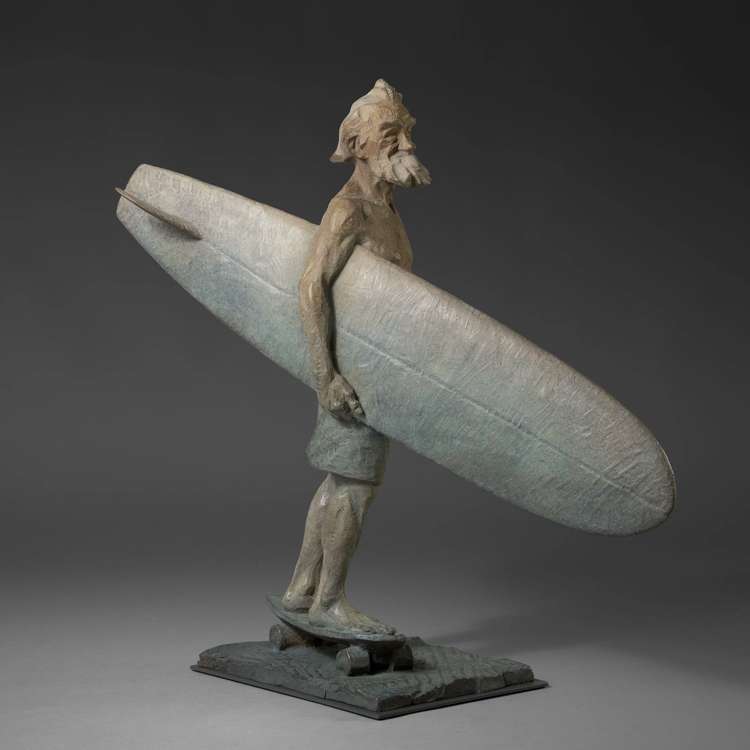 Man with a Surfboard