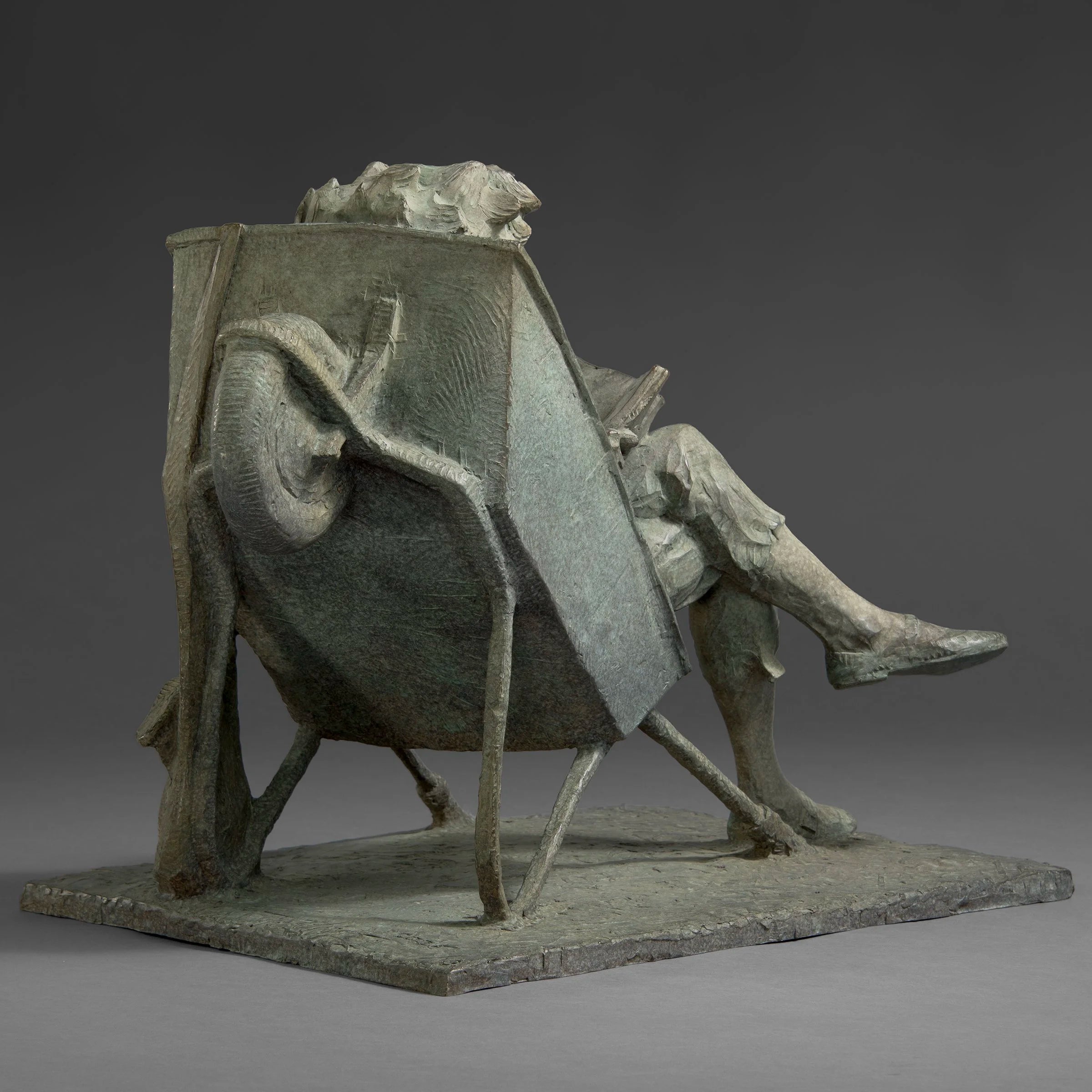 Woman in Wheelbarrow