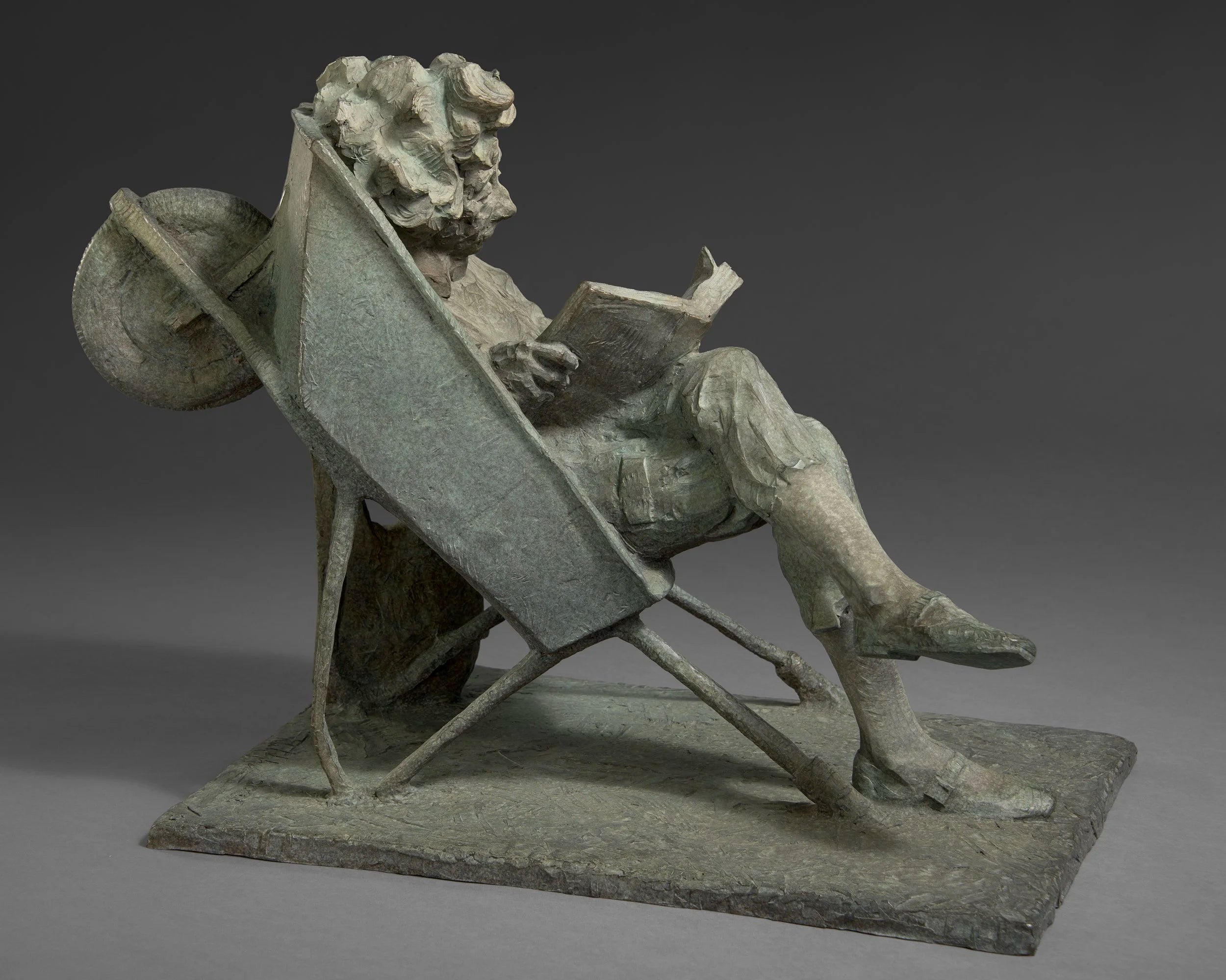 Woman in Wheelbarrow