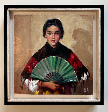 "The Green Fan" after Robert Henri