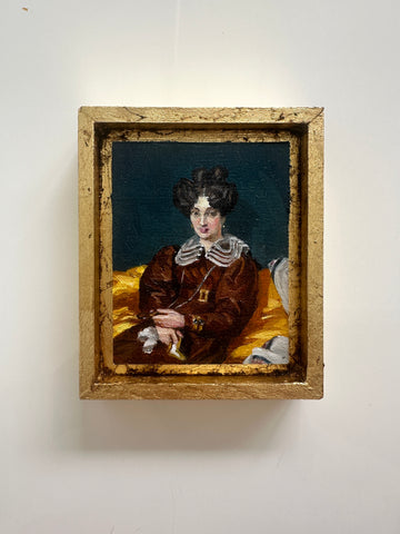 Portrait of Madame Marcotte de Sainte-Ma-Jean” after Jean Augusta Dominique Ingres
