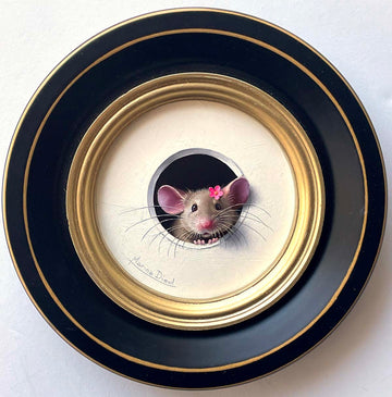 Petite Souris - Pink Flower Bow