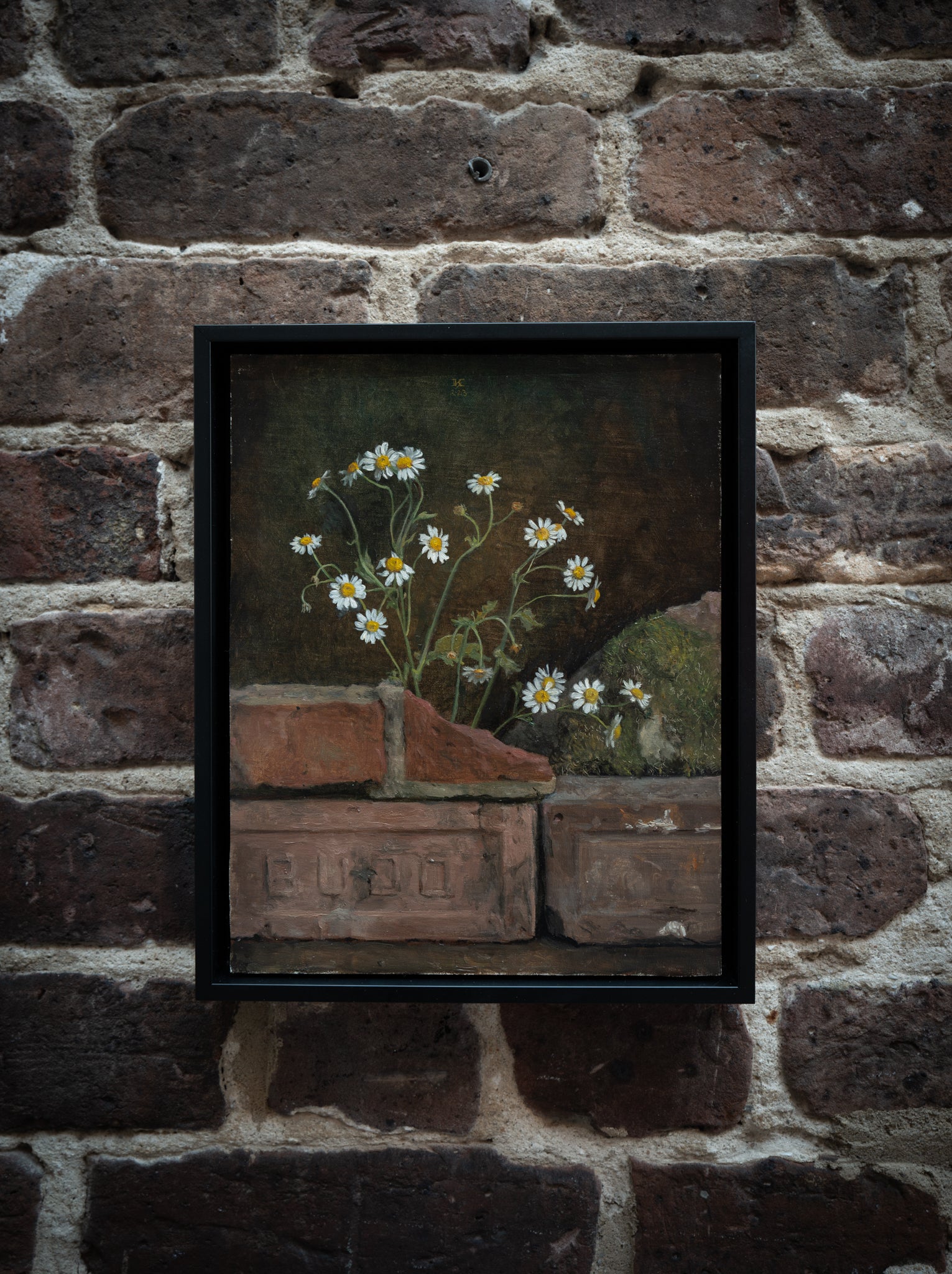 Bricks with Feverfew