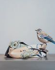 Silk Sanctuary (Juvenile Eastern Bluebird)