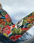 The Great Unknown, painting by Robert Lange, details - tattooed arm
