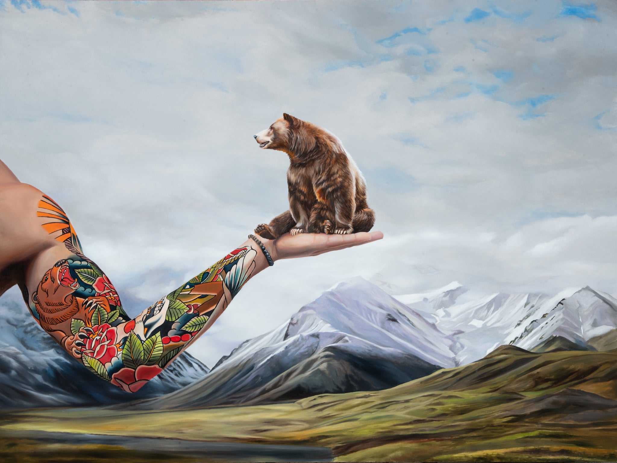 The Great Unknown, painting by Robert Lange