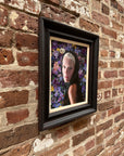 woman with irises