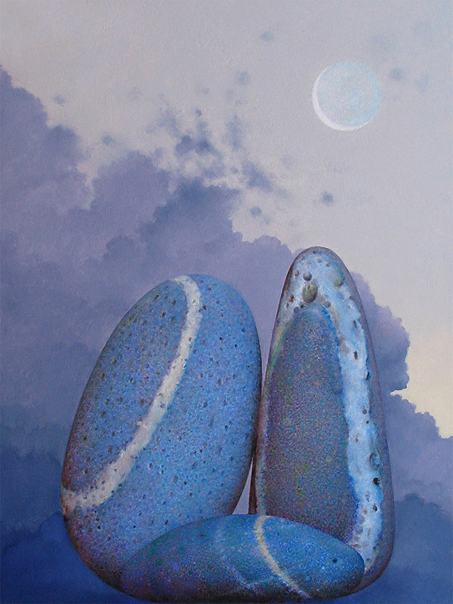 sky stones painting